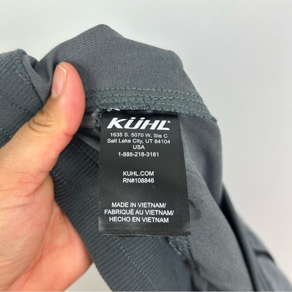 Kühl women’s treks straight pull on Cargo Pants size S Regular in charcoal  gray - Picture 14 of 16